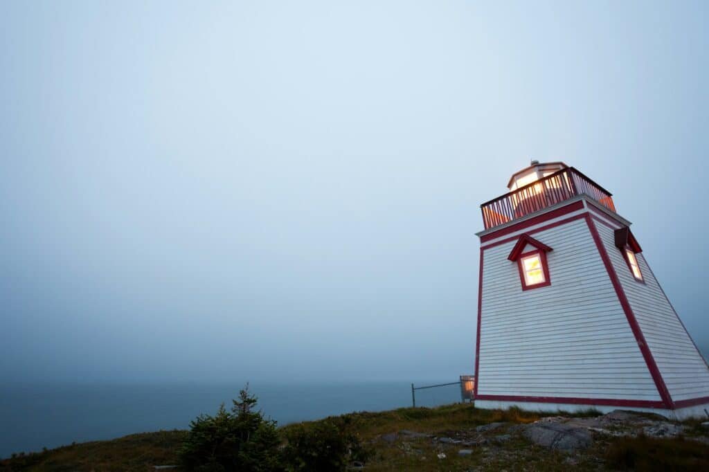 Fort Point Lighthouse Trinity Newfoundland Canada