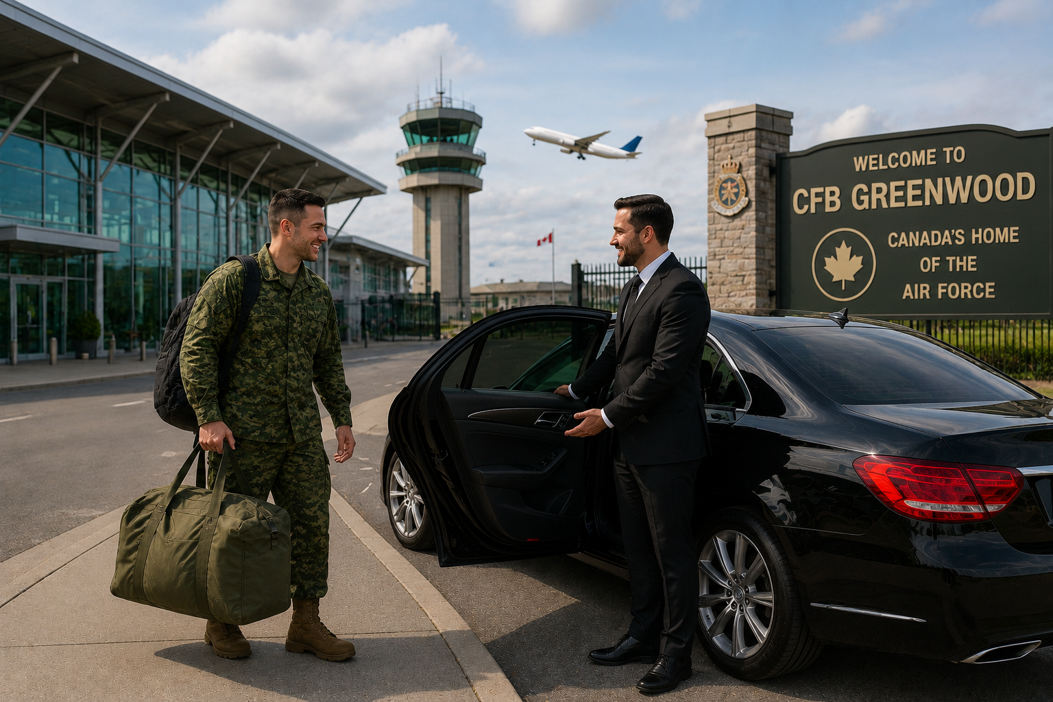Halifax Airport to Greenwood CFB Base Taxi